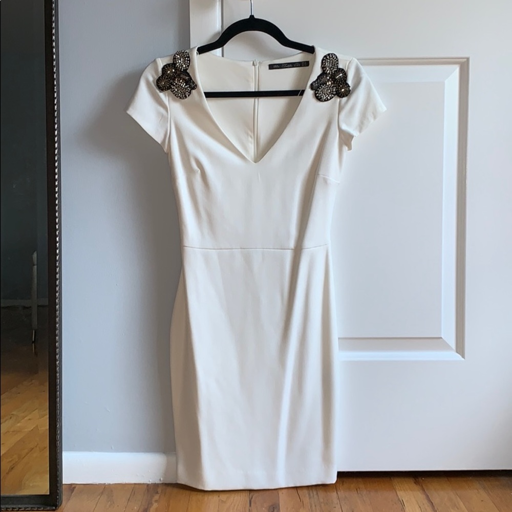 Zara mini white dress